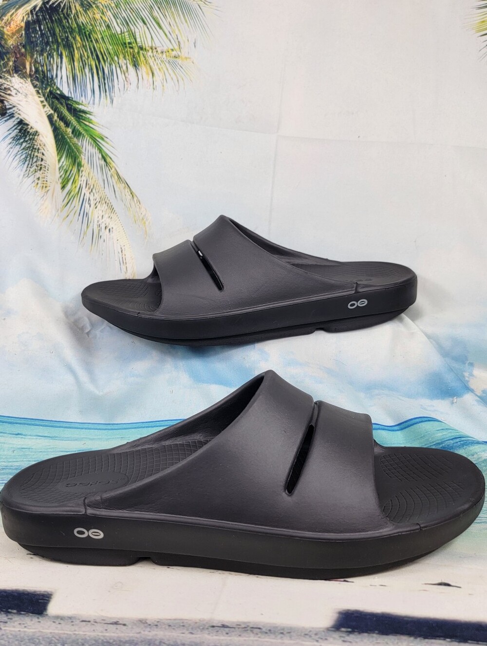 OOFOS OOahh Recovery Slides Mens 12